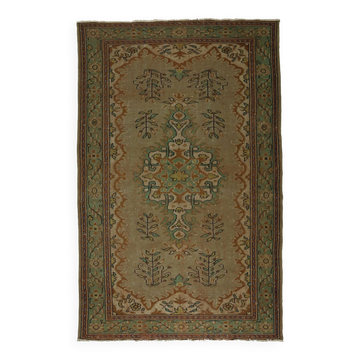 Tapis vintage turc tissé à la main unique en son genre - charme vintage rustique 304x 186