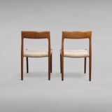 Dining Room Chairs Model No. 77 by Niels Otto Møller, Set of 5