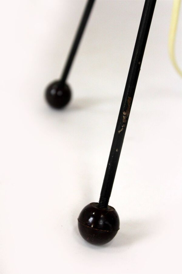 Lampadaire fusée de l'ère spatiale avec cordon tressé, ancienne Tchécoslovaquie, années 1960