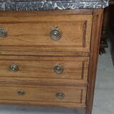 Commode d'époque Louis XVI en noyer
