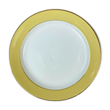 Plat rond jaune doré l’amandinoise 7894
