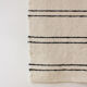 White carpet & black lines - Berber inspiration - 140 x 200 cm