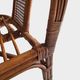 Pair of vintage rattan and cane armchairs – 1960s/70s Pair of f