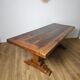 Authentic solid wood monastery table