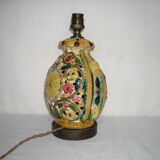 Openwork porcelain lamp base - Italy from the 1920s