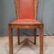 Series of 6 art deco chairs