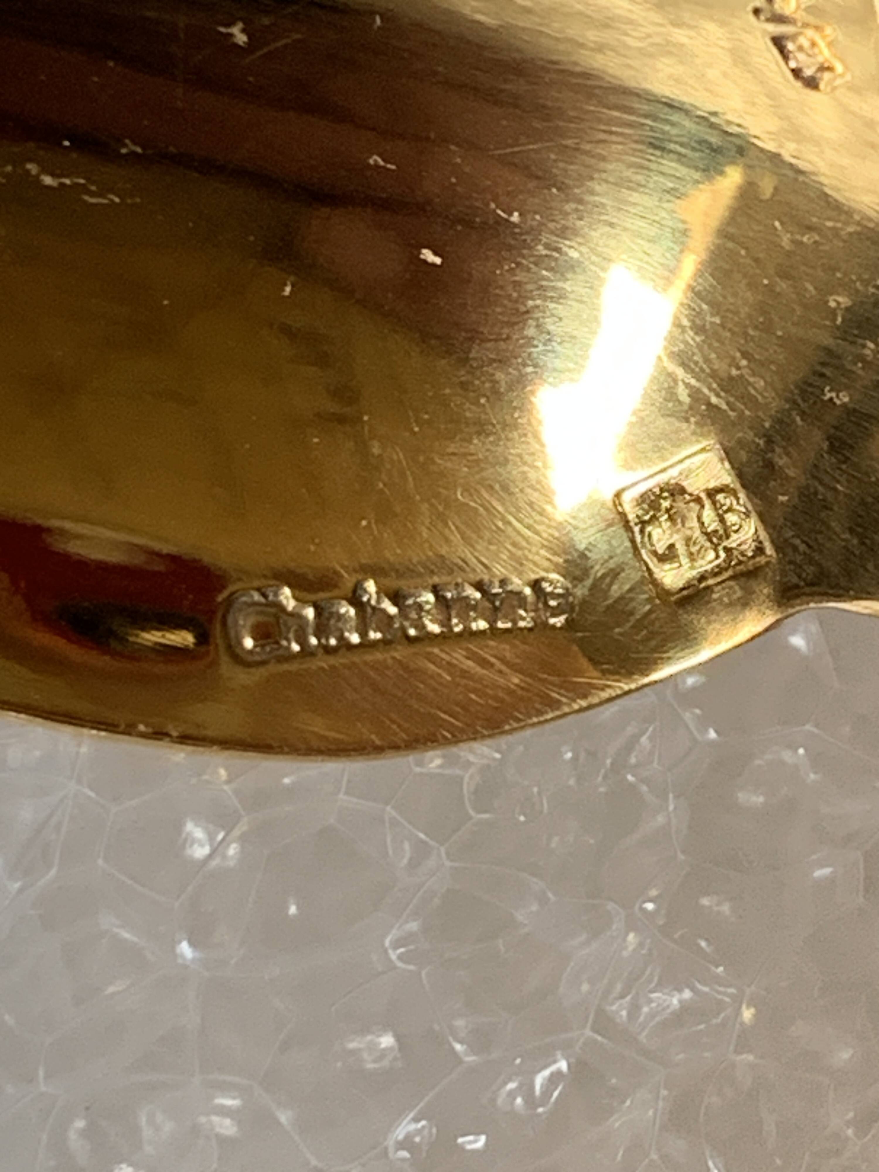 Gold plated teaspoons