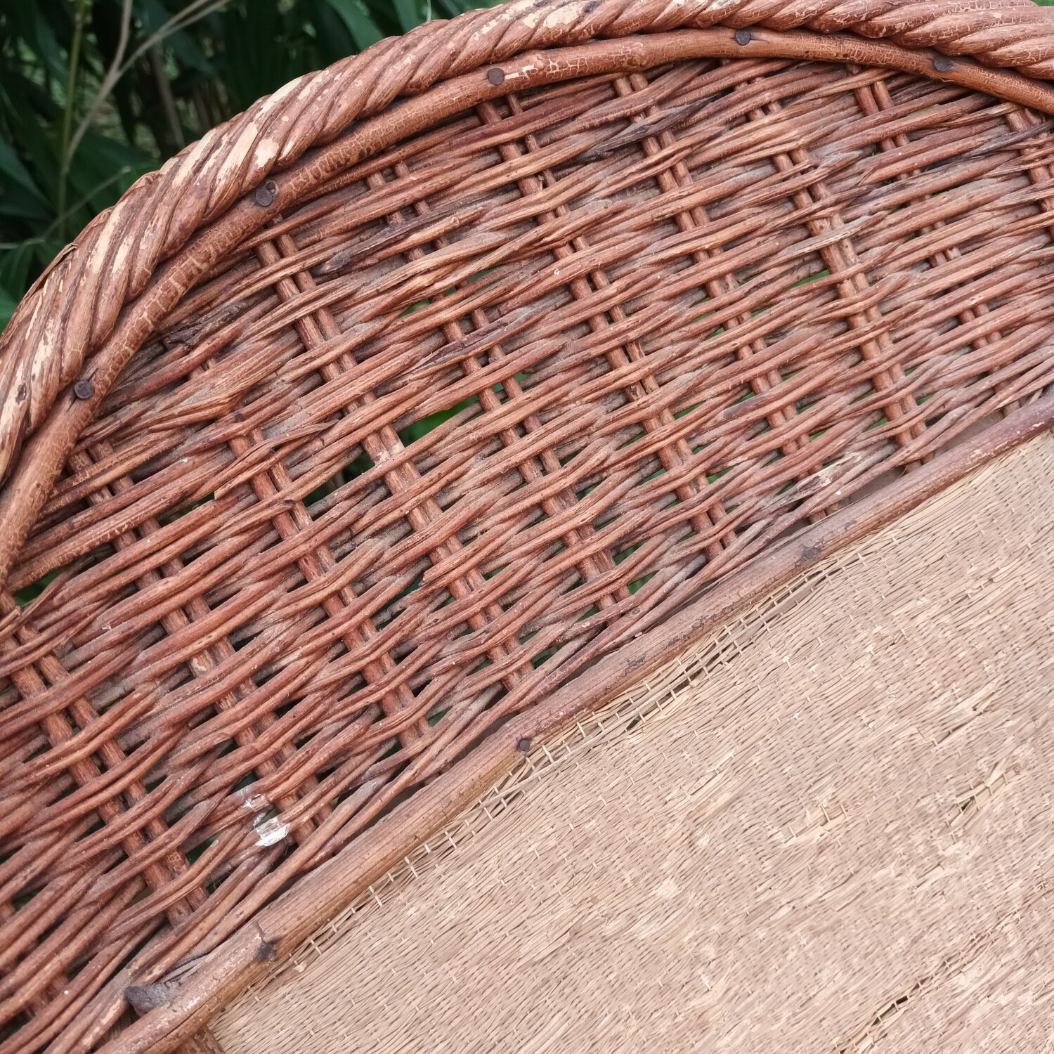 Rattan armchair