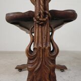 Art Nouveau tea table by Emile Galle, 1899