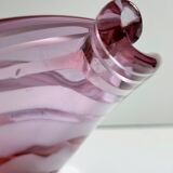 Italian Alexandrite Bowl, handmade with stripes - 1970s