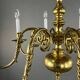 Classic Style Gilded Brass Chandelier, 20th Century