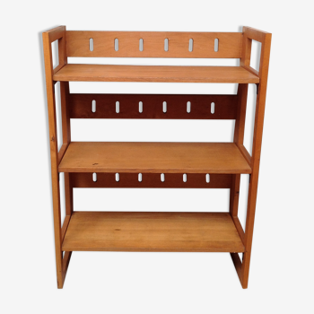 Folding bookseller's shelf bookcase