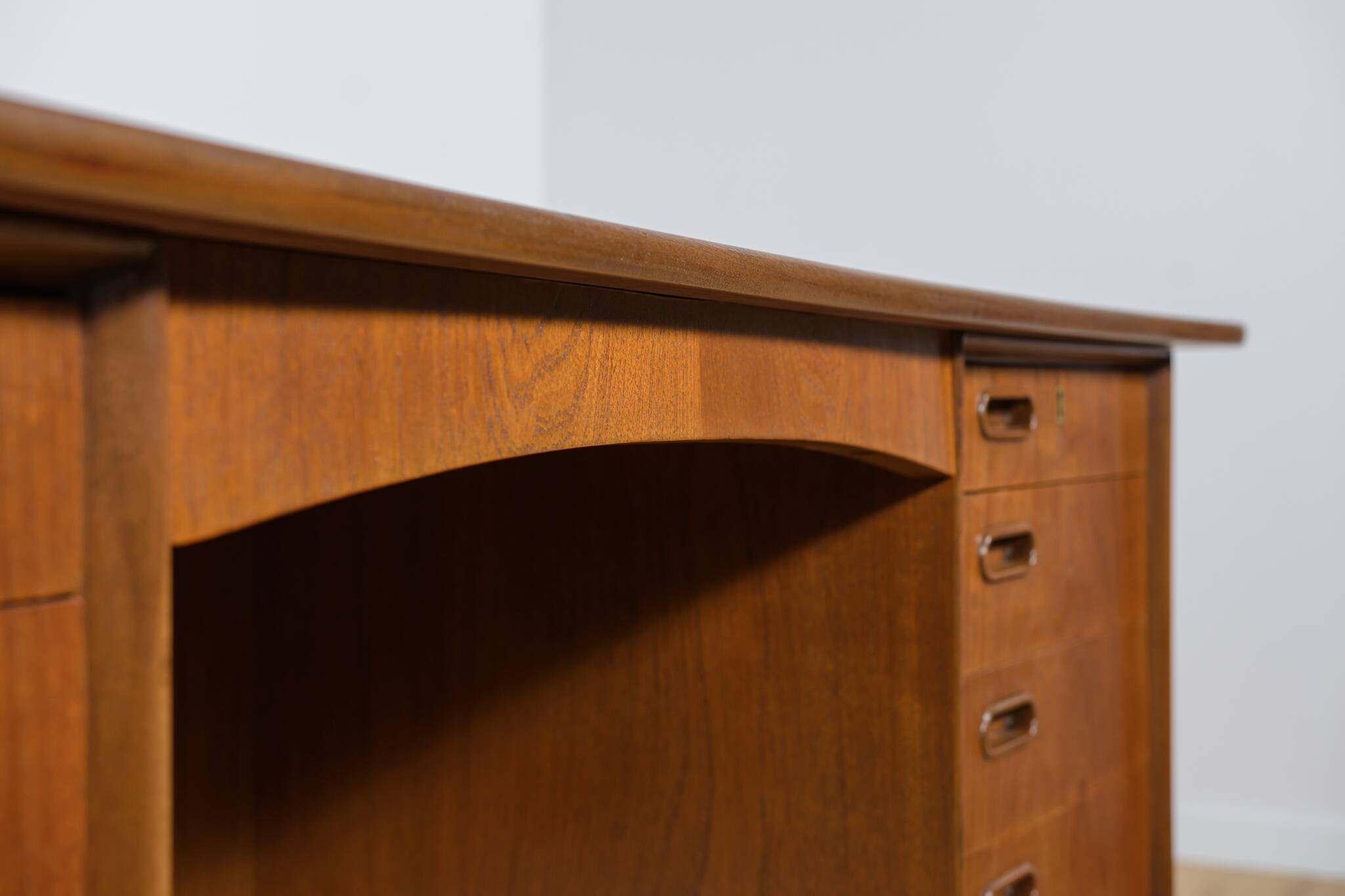 Teak Desk by Svend Åge Madsen for H.P. Hansen, 1960s