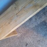 Bench 120 cm old solid wood with patina