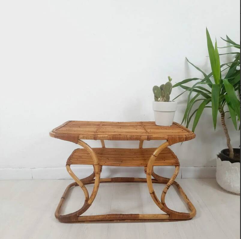 Bonacina coffee table, bambou