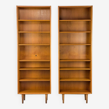 Vintage Teak Bookshelves by Carlo Jensen for Hundevad & Co., 1960s, Set of 2