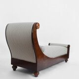 Mahogany neoclassical daybed, 19th c.