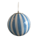 Suspension ronde rayé blanche et bleu thème Circus