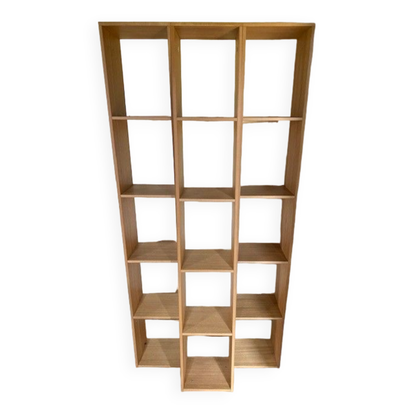 bibliothèque bois clair