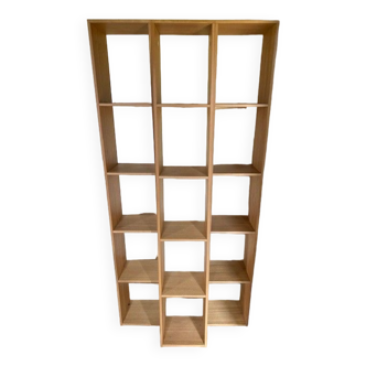 Light oak bookcase Massproduction