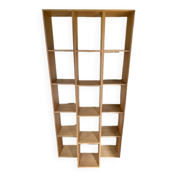 Light oak bookcase Massproduction
