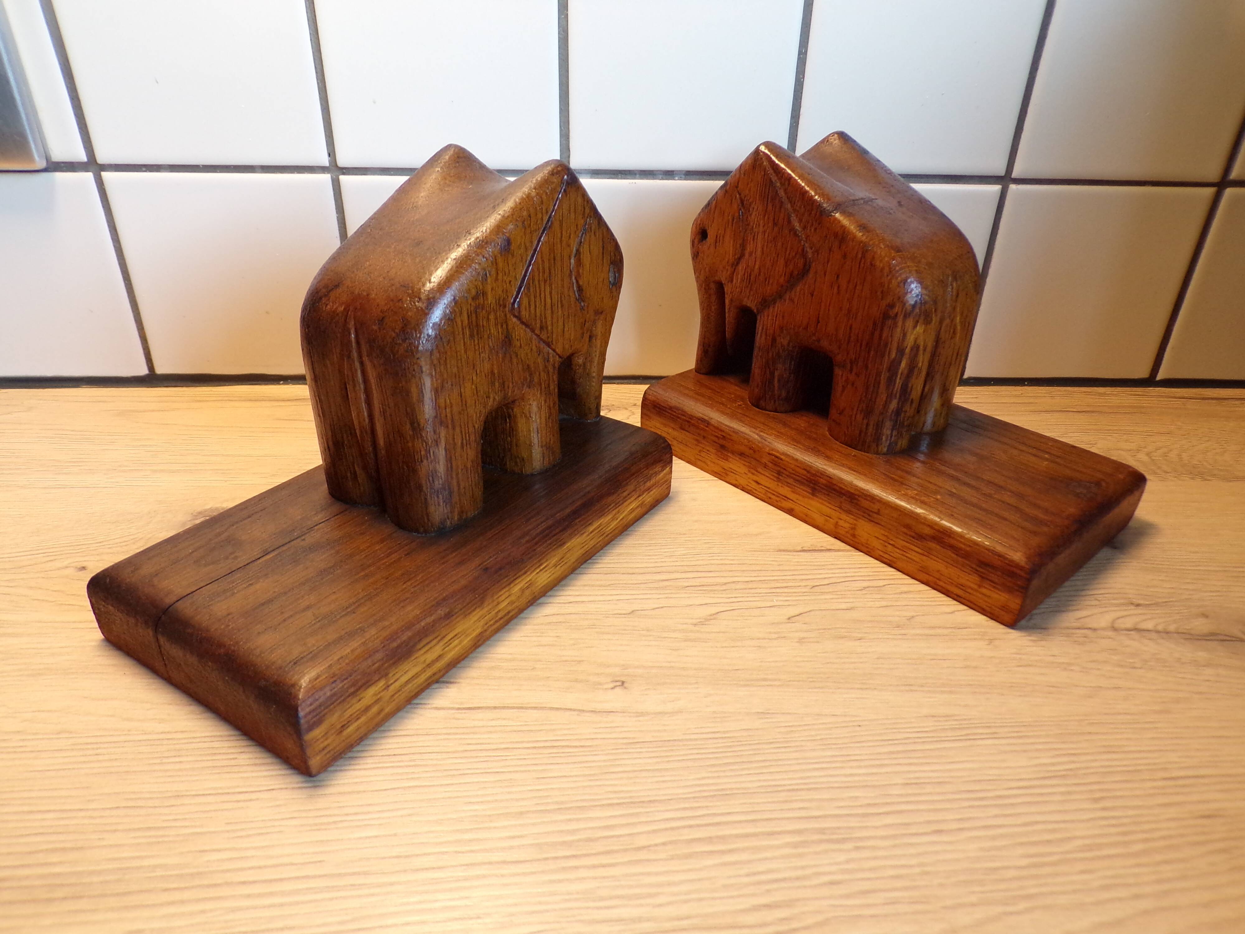 Pair of Art Deco Elephant Bookends