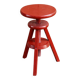 Tabouret à vis en bois