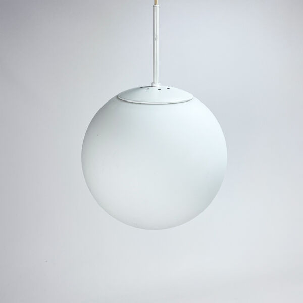 Lampe Bol suspendue du milieu du siècle par Glashutte Limburg, années 1970