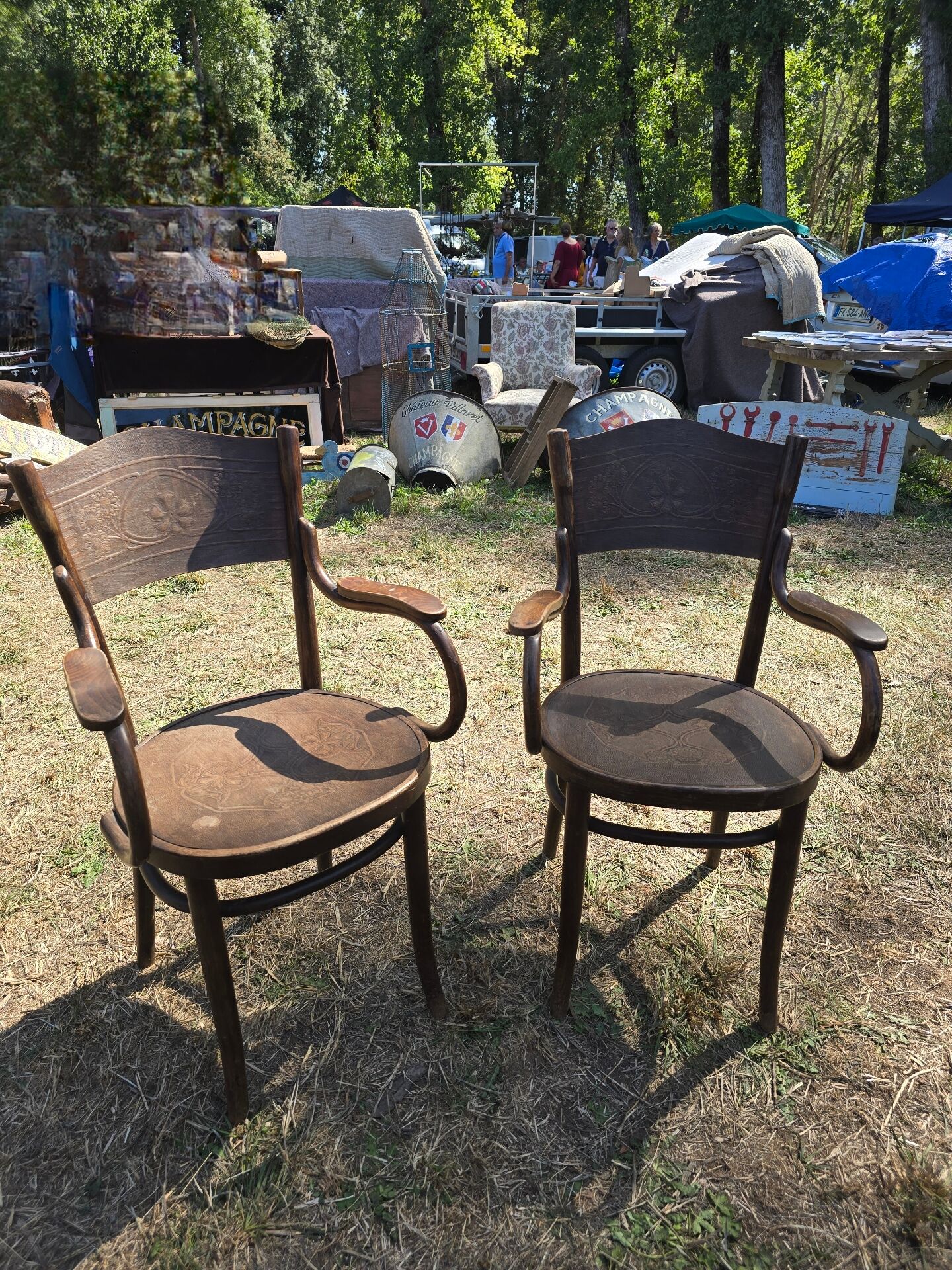 Paire de fauteuils thonet