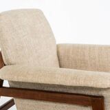 Mid-Century Modern Pair of Armchairs in the style of Gianfranco Frattini, Italy, 1960s