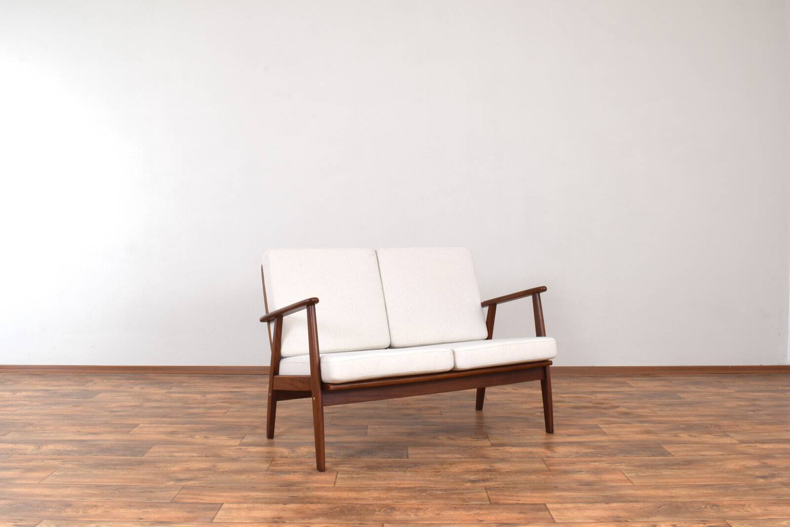 Mid-Century Danish Teak Two-Seater Sofa, 1960s.