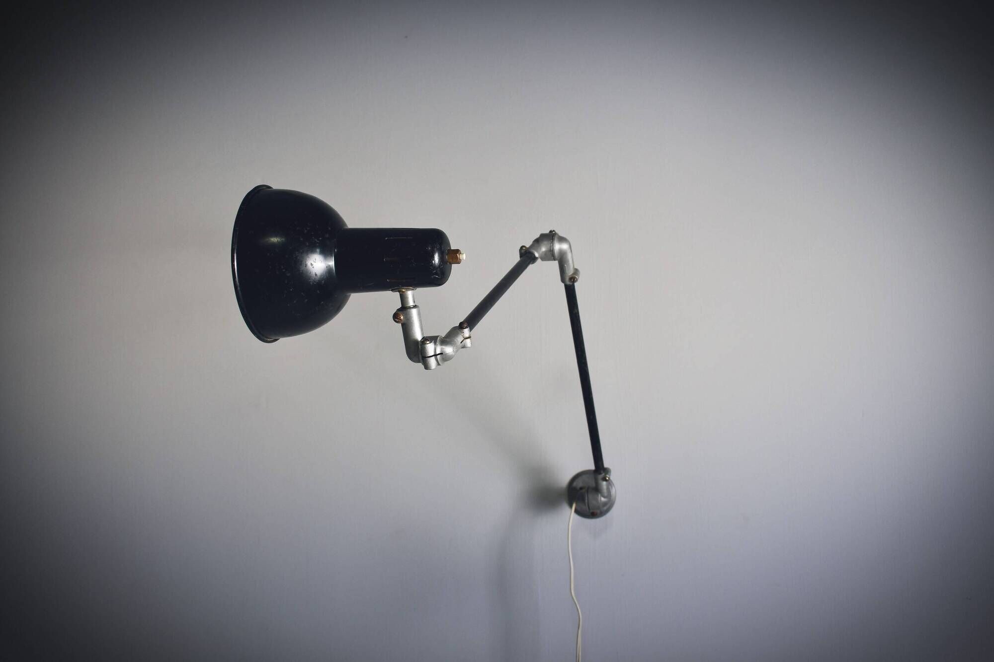 Vintage architect lamp Rijo, Denmark 1950s
