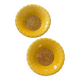 Coupelles tournesol en faïence