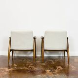 Customizable Pair Of Restored Mid Century Armchairs, 1960s