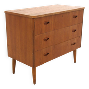 Scandinavian teak chest of drawers, Sweden, 1950