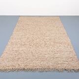 Tapis vintage en laine lana fait main pour sisal, italie 1980