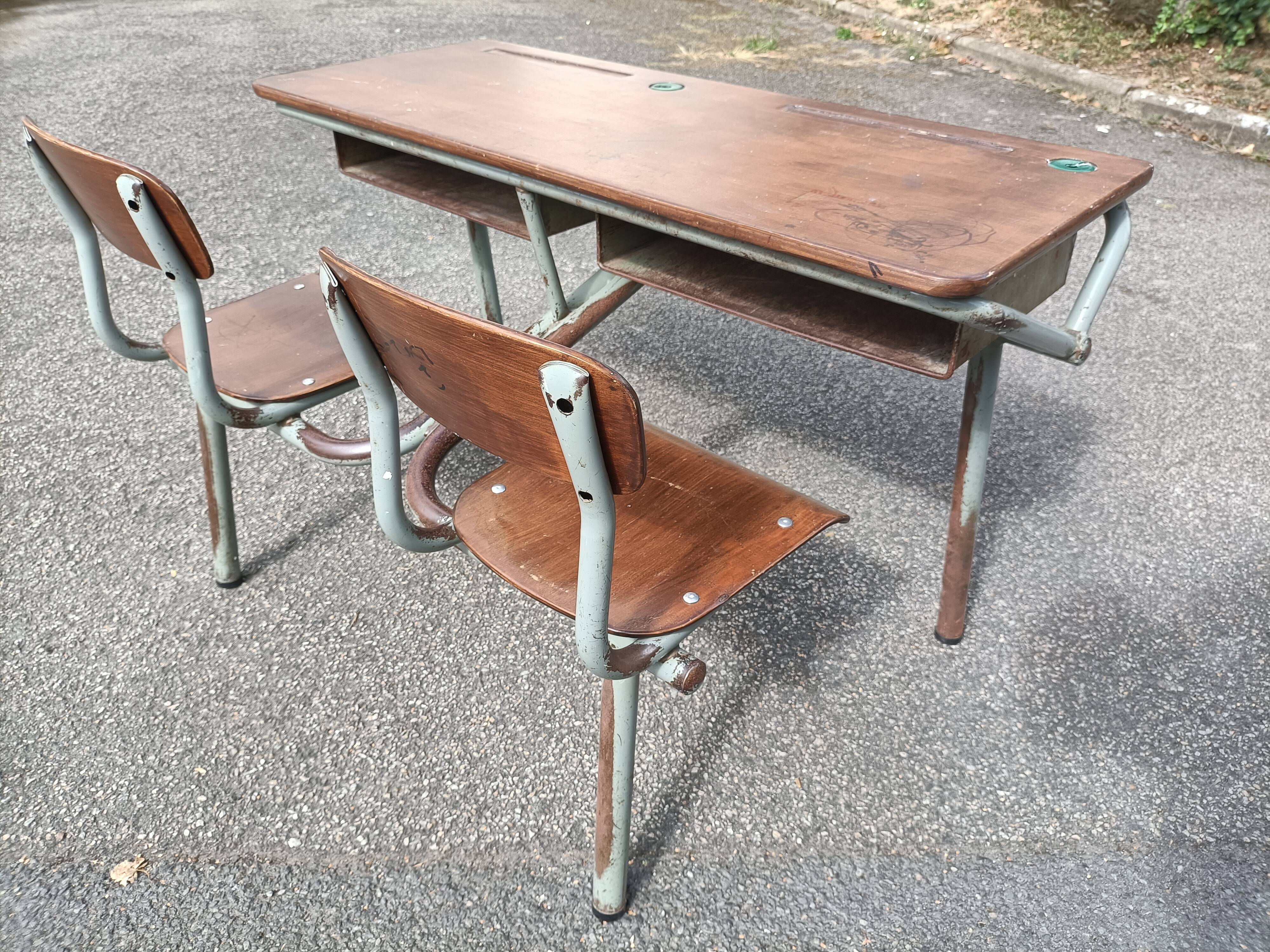 Double school desk GUYOT