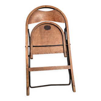 Chaise pliante suédoise par Uno Åhrén pour Gemla, années 1930 / première édition