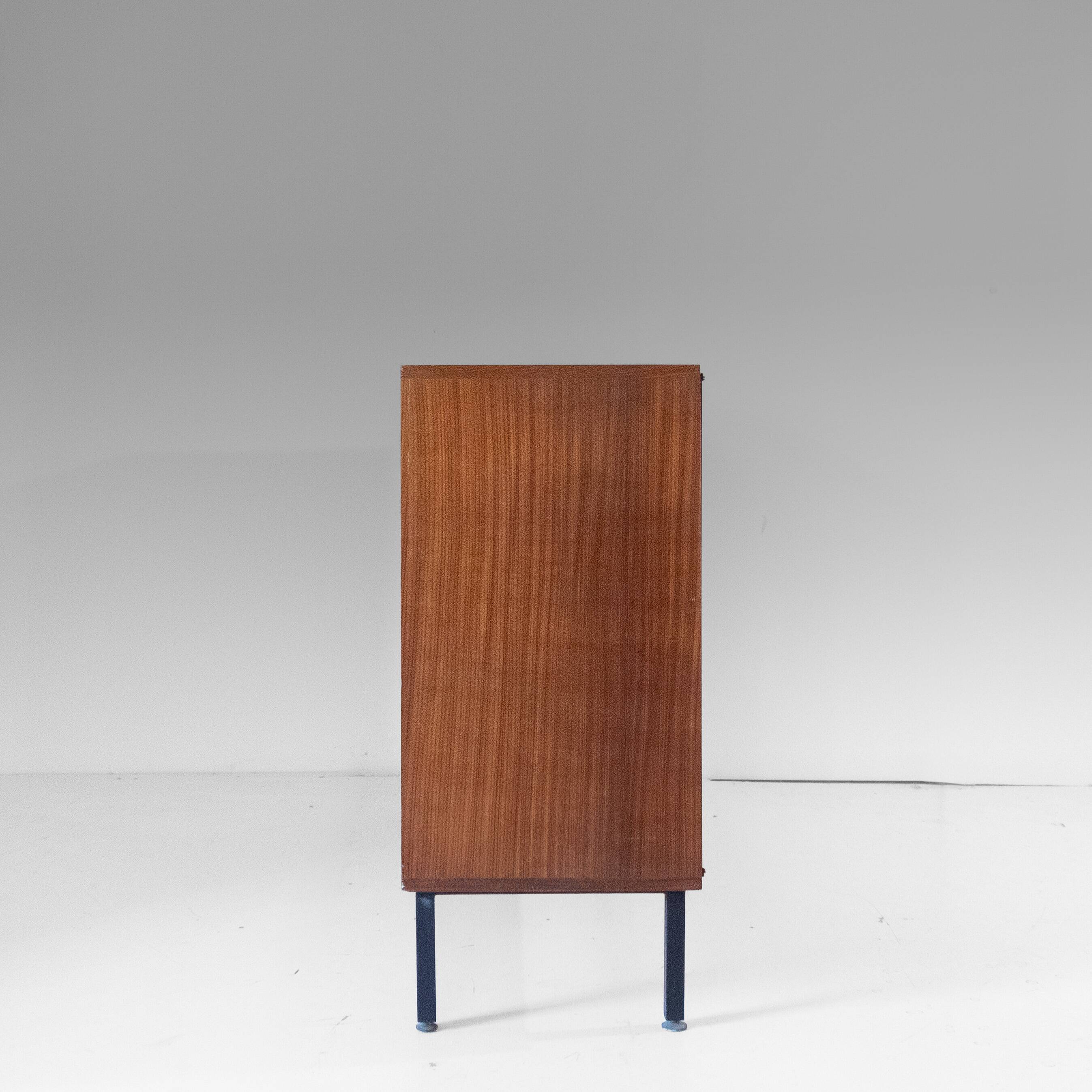 Mid Century Modern Rosewood Sideboard with Drawers, Italy 1970s