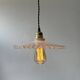 Antique vintage opaline lace pendant light 25 cm