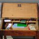 Small vintage desk with storage.