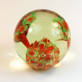 Vintage murano glass sulfide or paper press