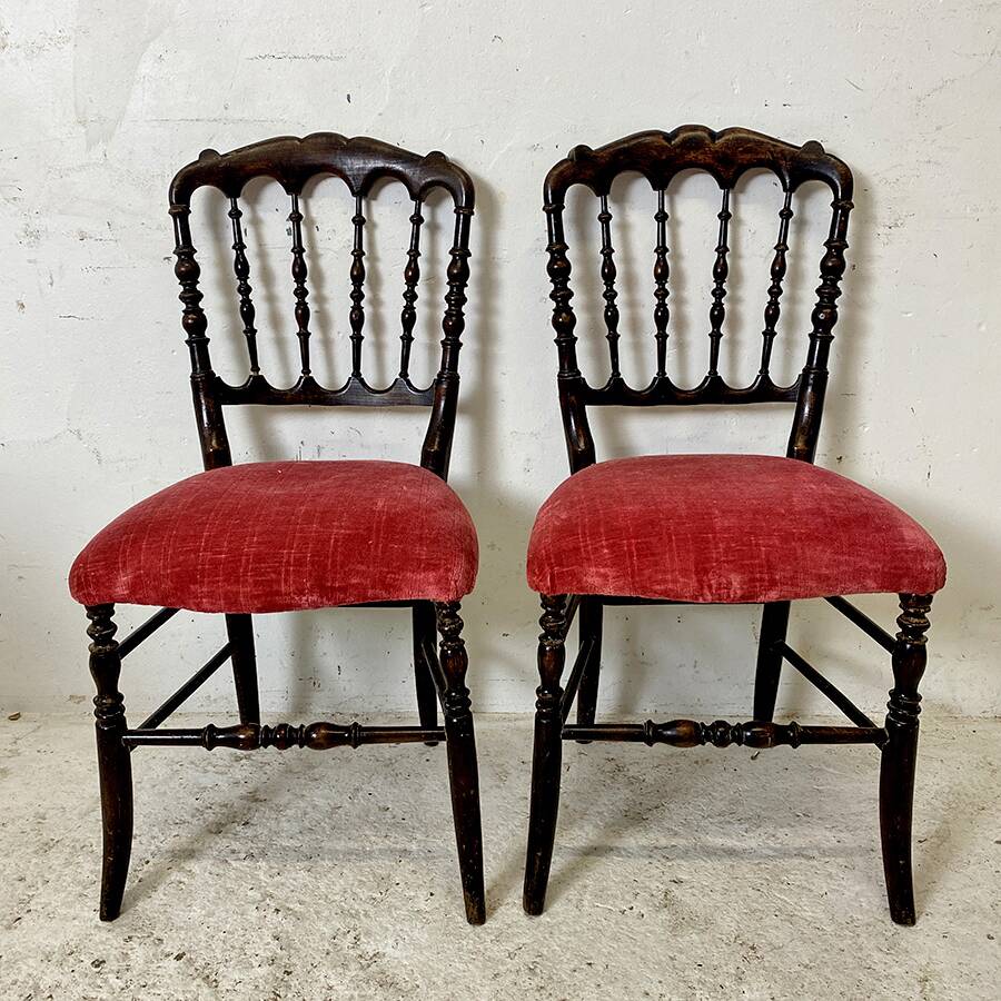Pair of Napoleon III chairs