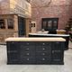 Workshop furniture from the early 20th century.