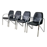 Set of 4 design chairs