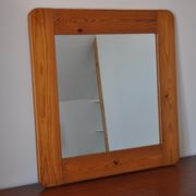 Miroir en bois années 70 pin