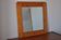 Wooden mirror 70s pine