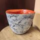 Brutalist terracotta plant pot
