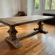 Table monastère en bois ancien - Spirito 200 par 100 cm