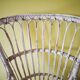 Rattan armchair in the style of "Emmanuelle armchair"